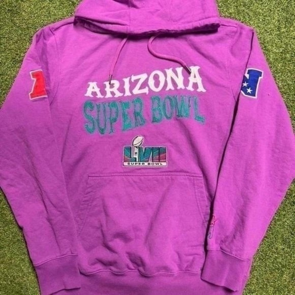 Starter purple Super Bowl LVII hoodie Size M #NFL #superbowl